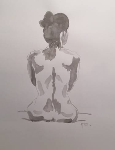 Original Figurative Nude Drawings by Patrick McCabe