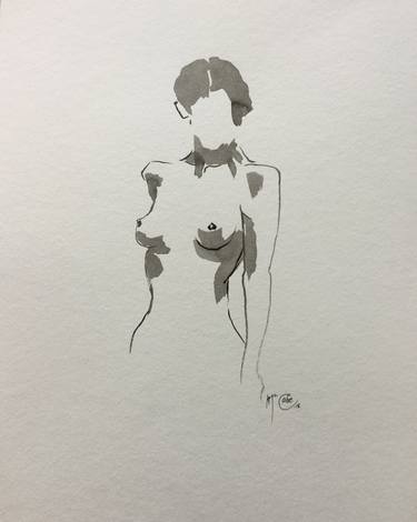 Original Abstract Nude Drawings by Patrick McCabe