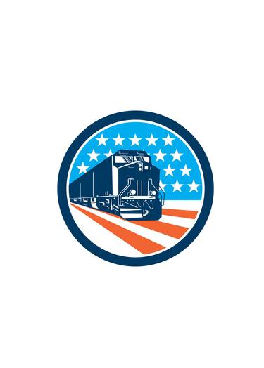 Diesel Train American Stars Stripes Retro thumb