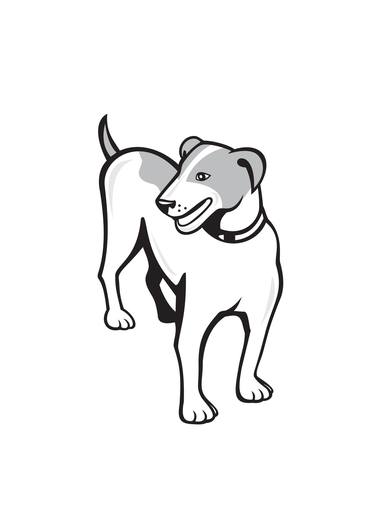 Jack Russell Terrier Standing Cartoon thumb