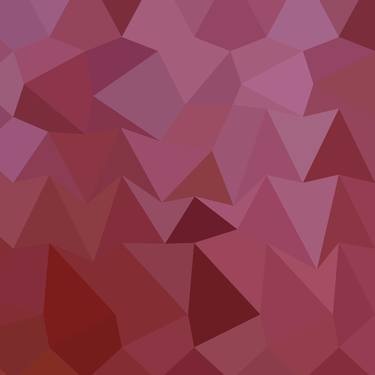Antique Fuchsia Abstract Low Polygon Background thumb