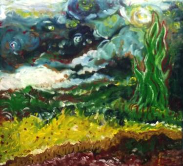 Original Impressionism Landscape Paintings by SAFIR RIFAS