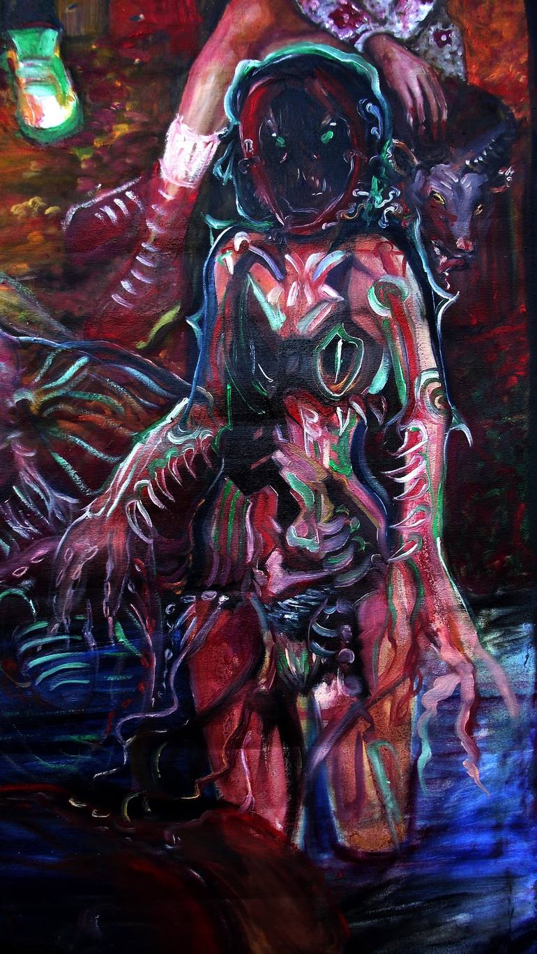 Original Contemporary People Painting by Safir Rifas