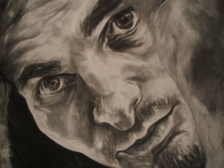 Original Expressionism Portrait Drawing by Safir Rifas
