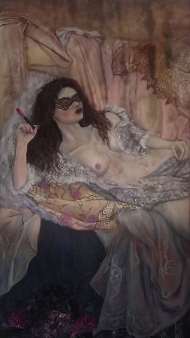 Original Portraiture Nude Paintings by SAFIR RIFAS