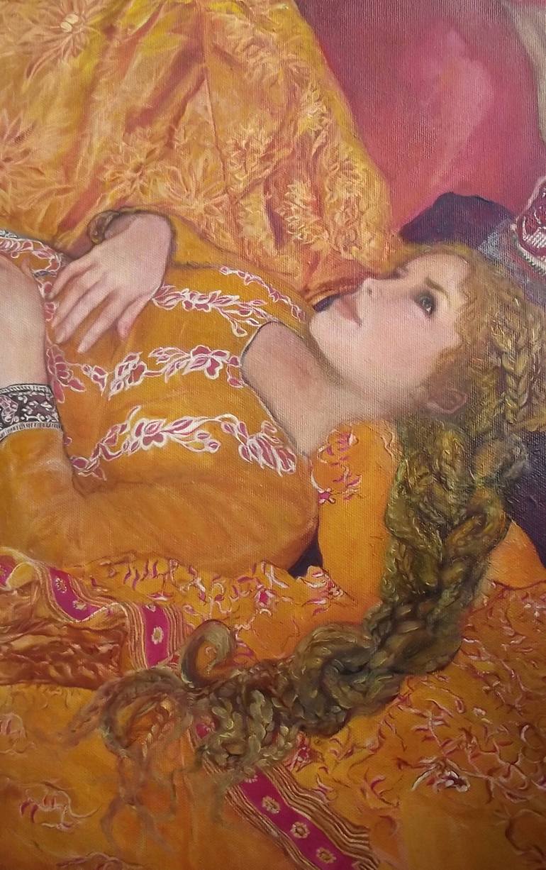 Original Erotic Painting by SAFIR RIFAS
