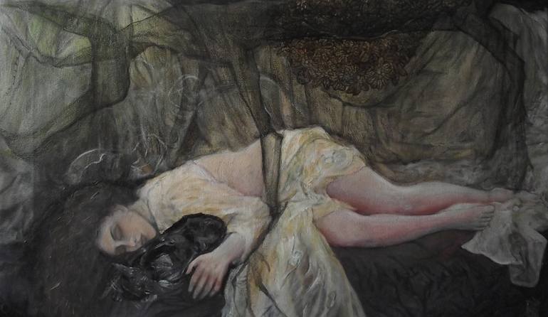 Original Other Erotic Painting by Safir Rifas