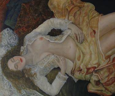 Print of Realism Erotic Paintings by SAFIR RIFAS