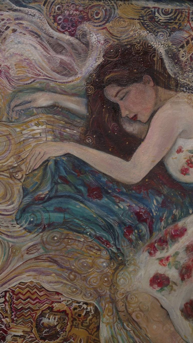 Original Expressionism Erotic Painting by Safir Rifas