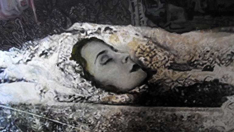 Original Conceptual Mortality Painting by SAFIR RIFAS