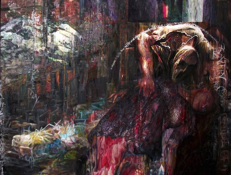 Original Abstract Expressionism Other Painting by Safir Rifas