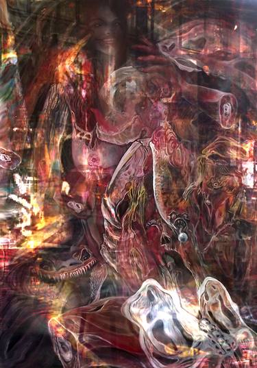 Print of Abstract Expressionism Classical mythology Paintings by SAFIR RIFAS