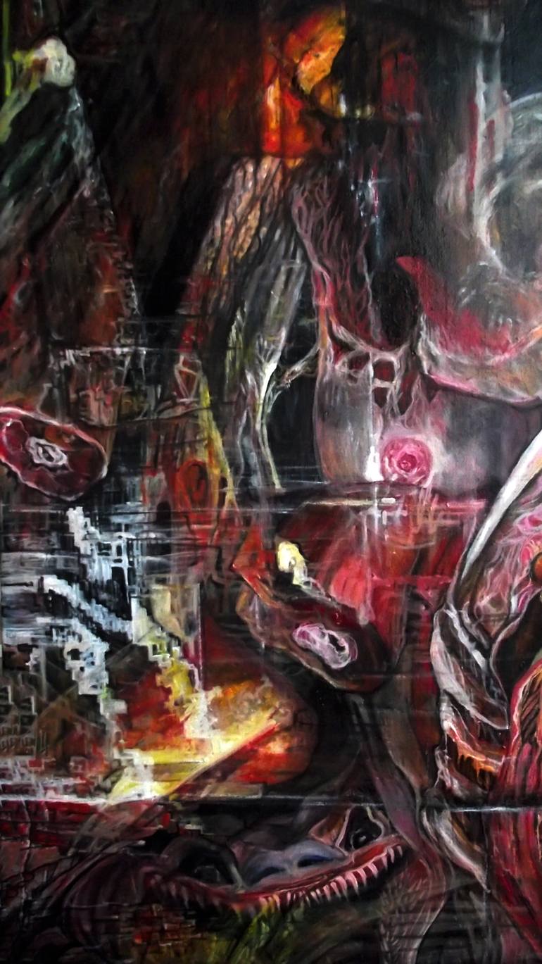 Original Abstract Expressionism Other Painting by Safir Rifas