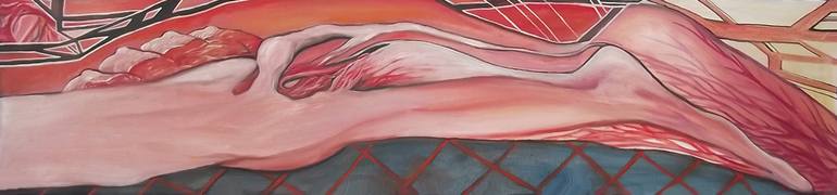 Original Abstract Expressionism Religion Painting by Safir Rifas