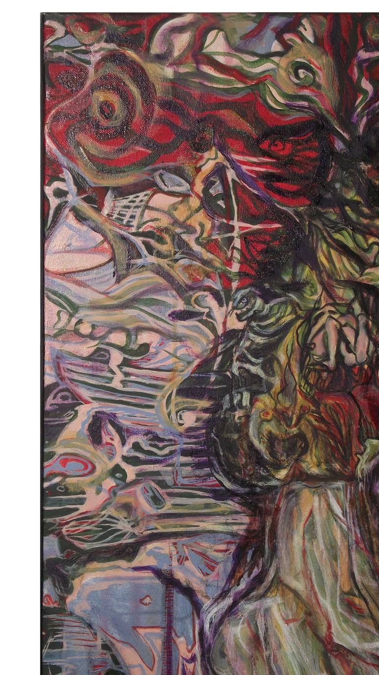 Original Abstract Expressionism Pop Culture/Celebrity Painting by Safir Rifas