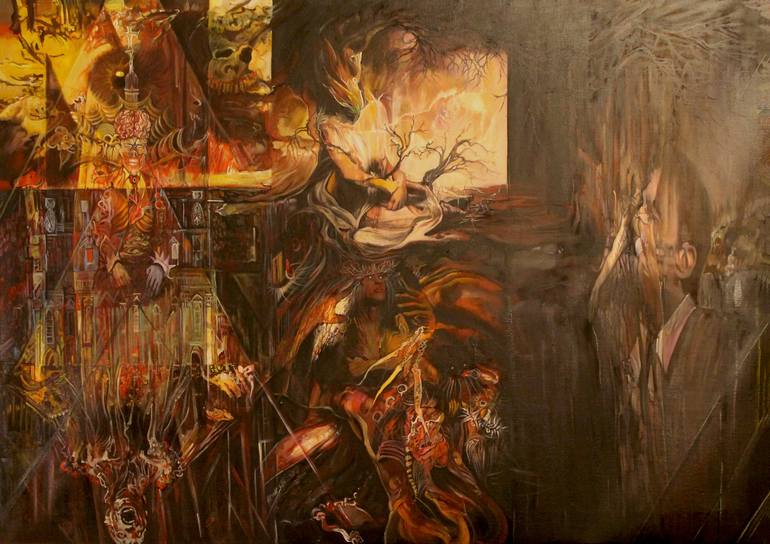 Original Realism Religious Painting by Safir Rifas