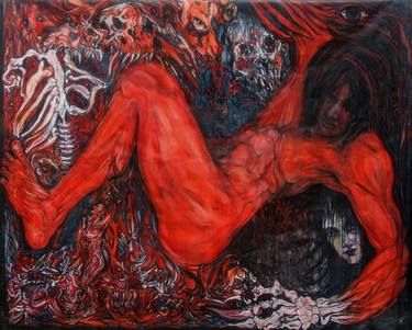 Print of Expressionism Nude Paintings by SAFIR RIFAS