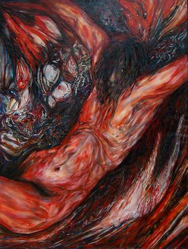 Original Expressionism Classical mythology Paintings by SAFIR RIFAS