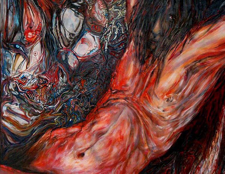 Original Expressionism Classical mythology Painting by Safir Rifas