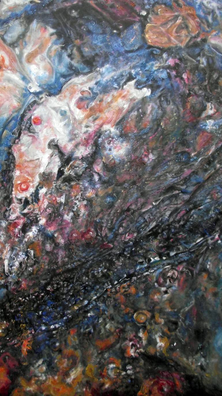 Original Abstract Expressionism Abstract Painting by Safir Rifas