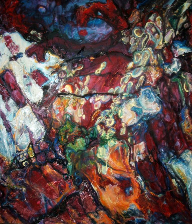 Original Abstract Painting by SAFIR RIFAS