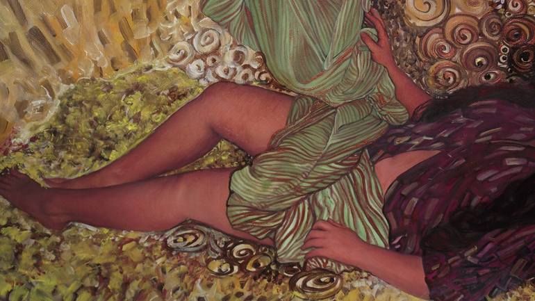 Original Photorealism Erotic Painting by SAFIR RIFAS