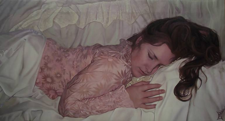 Original Figurative Erotic Painting by Safir Rifas