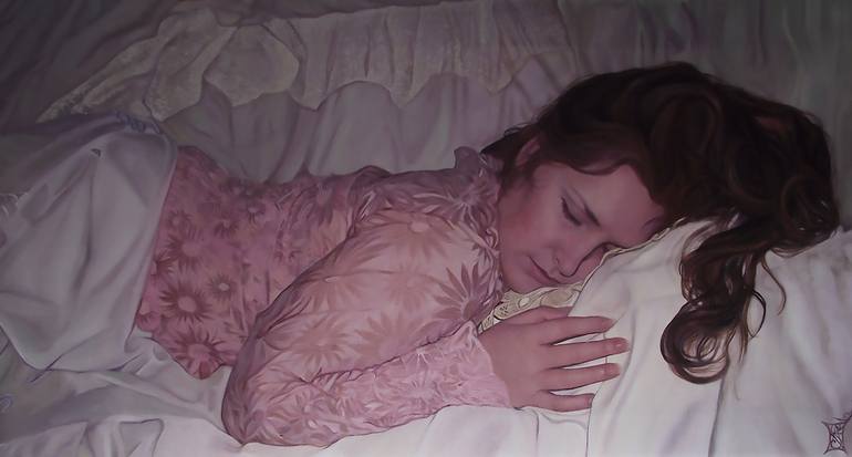 Original Figurative Erotic Painting by Safir Rifas