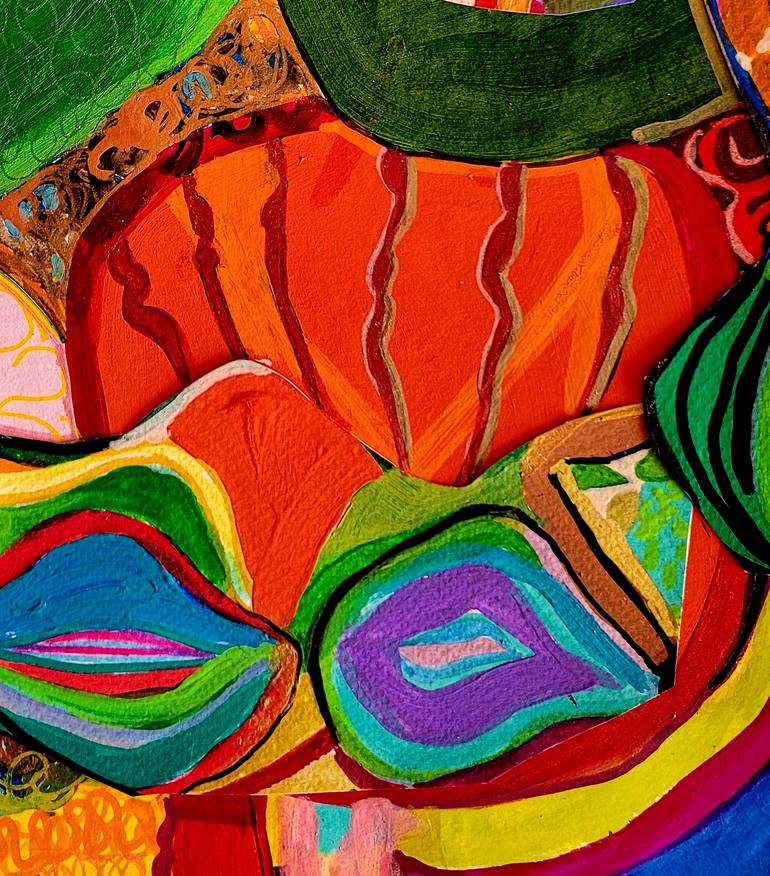 Original Contemporary Abstract Mixed Media by Brigite Oury