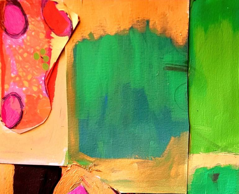 Original Contemporary Abstract Mixed Media by Brigite Oury