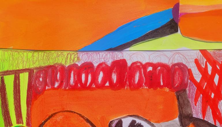 Original Contemporary Abstract Mixed Media by Brigite Oury