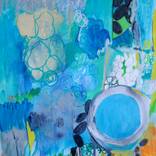 J/25 bleu et argent by Brigite OURY