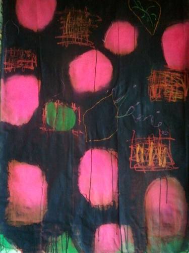 Original Abstract Paintings by Brigite OURY