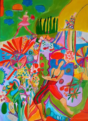 Original Patterns Paintings by Brigite OURY