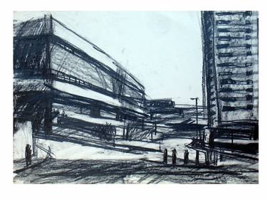Print of Street Art Architecture Drawings by Chris Haywood
