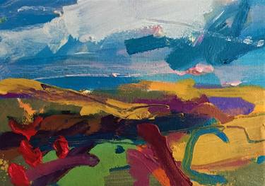 Original Abstract Landscape Paintings by Chris Haywood