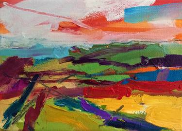 Original Abstract Landscape Paintings by Chris Haywood