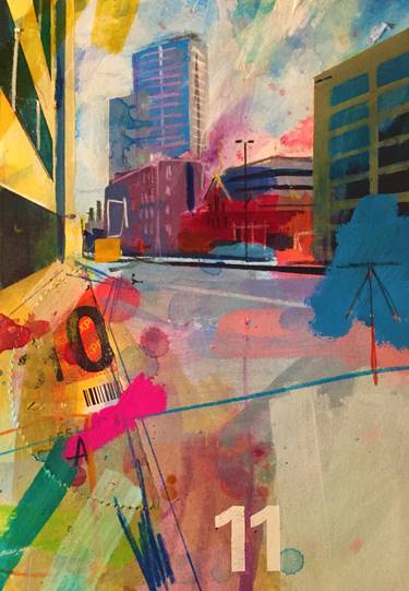 Print of Cities Paintings by Chris Haywood