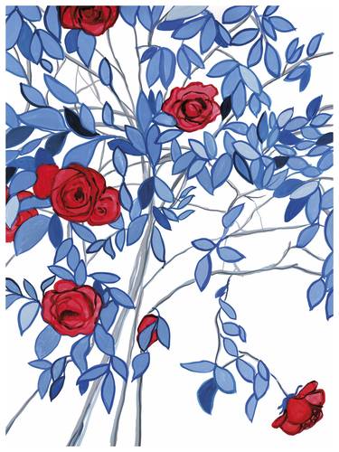 Blue roses thumb