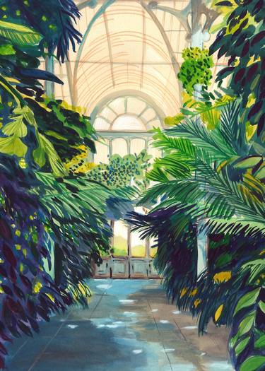Original Impressionism Botanic Painting by Marta Chojnacka