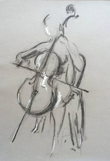 Musician Playing Cello thumb