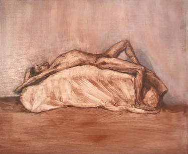 Original Figurative Nude Paintings by M Susan Broussard
