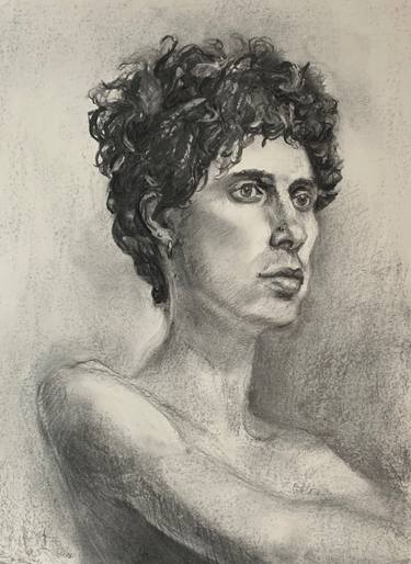 Print of Figurative Portrait Drawings by M Susan Broussard