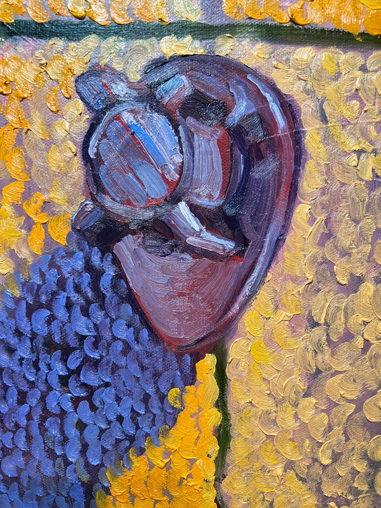 Original Abstract Expressionism Abstract Painting by M Susan Broussard