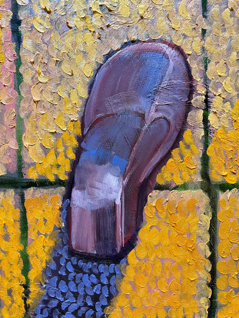 Original Abstract Expressionism Abstract Painting by M Susan Broussard