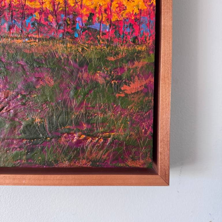 Original Expressionism Landscape Painting by Marcia Crumley