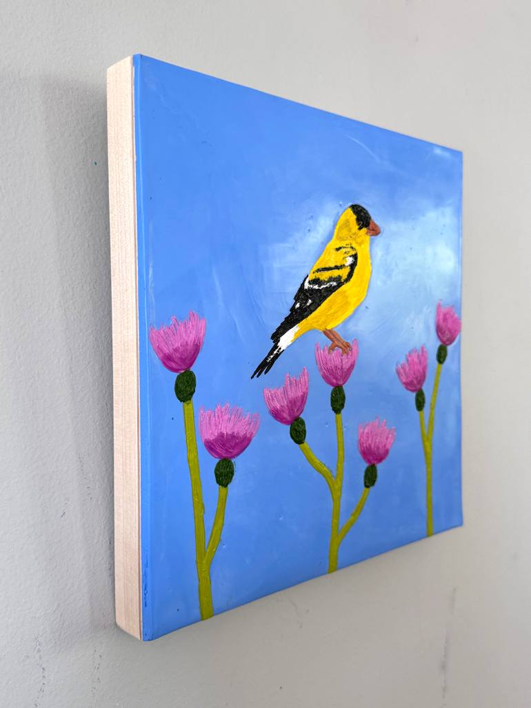 Original Expressionism Animal Painting by Marcia Crumley