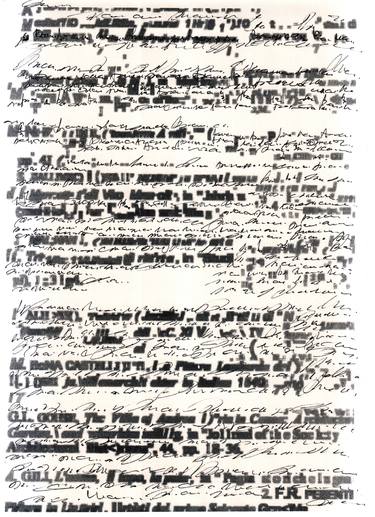 Print of Calligraphy Drawings by Federico Federici