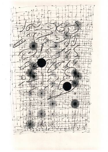 Original Minimalism Outer Space Drawings by Federico Federici