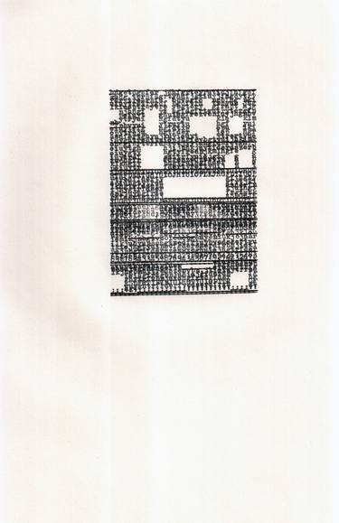 Concrete building from the asemic cities - Limited Edition 1 of 1 thumb